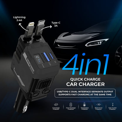 4 IN 1 Car charger