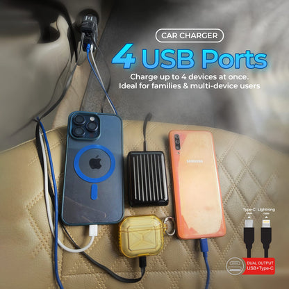 4 IN 1 Car charger